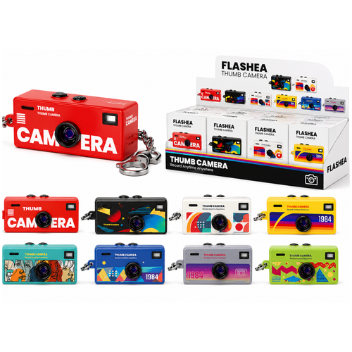 Mini Cámara Retro Llavero 1080P