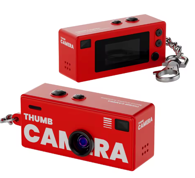 Mini Cámara Retro Llavero 1080P