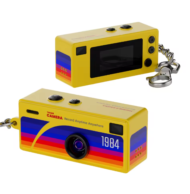 Mini Cámara Retro Llavero 1080P